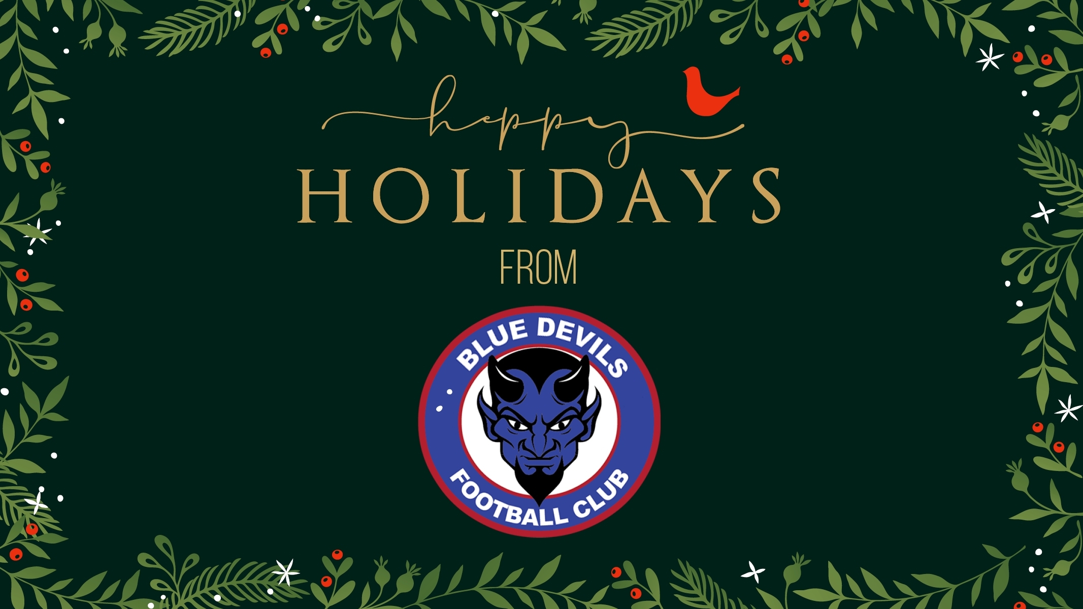 Happy Holidays 2022 - Blue Devils